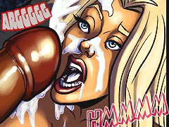 Interracial toons. She just doesn`t want to fuck you for one night, she wants to fuck you every night